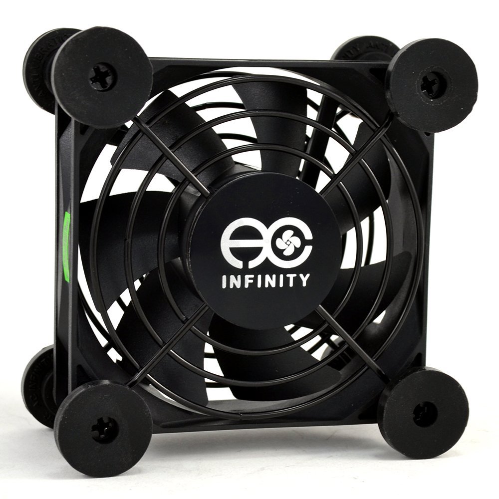 AC Infinity MULTIFAN S1, Quiet 80mm USB Fan for Receiver DVR Playstation Xbox Computer Cabinet Cooling