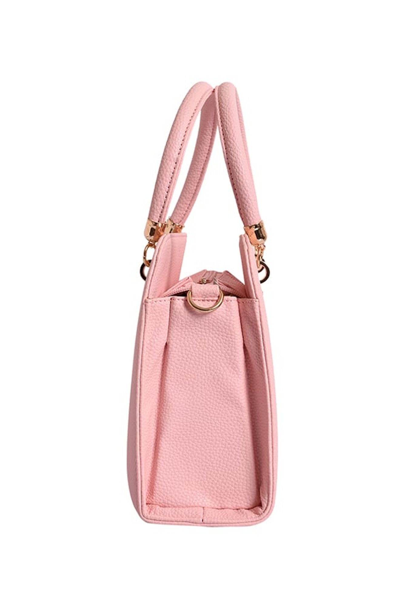 Lino Perros Pink Solid Handbag