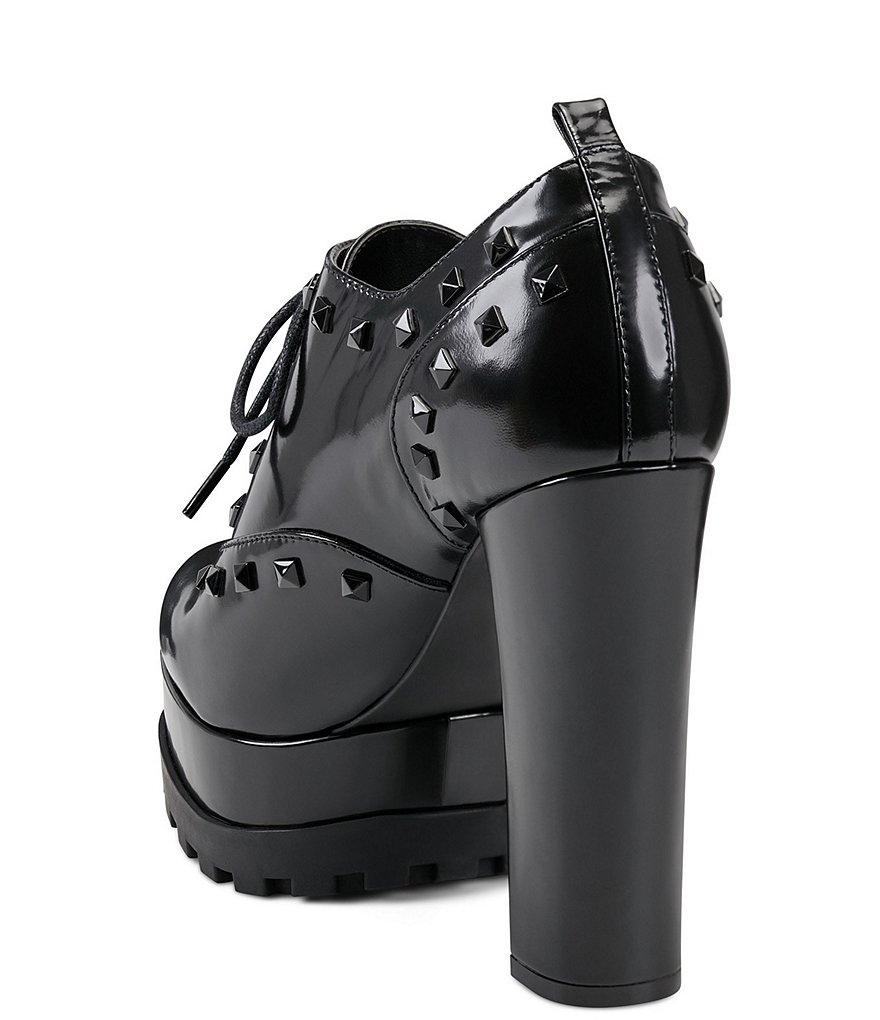 Jessica Simpson Imina3 Studded Leather Platform Oxfords