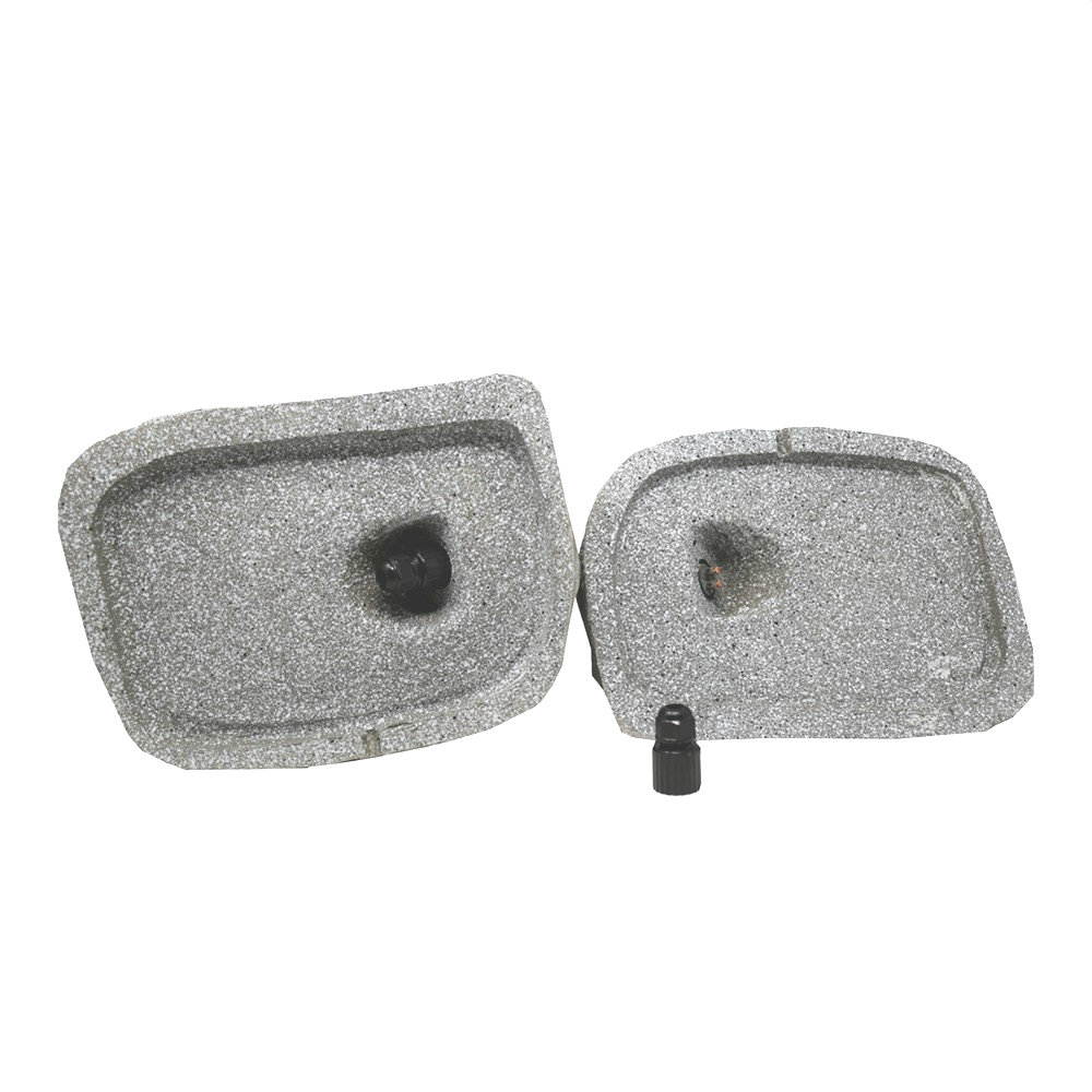TIC TFS5-WG 6.5" Outdoor Weather-Resistant Rock Speakers (Pair) - White Granite