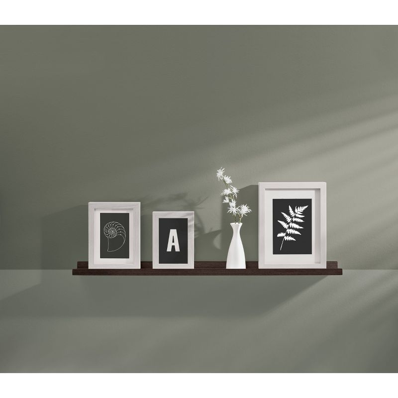 24" x 4" Border Shelf Espresso - Dolle Shelving