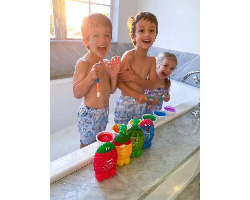 Raw Sugar Kids Bubble Bath + Body Wash Superberry Cherry - 12 fl oz