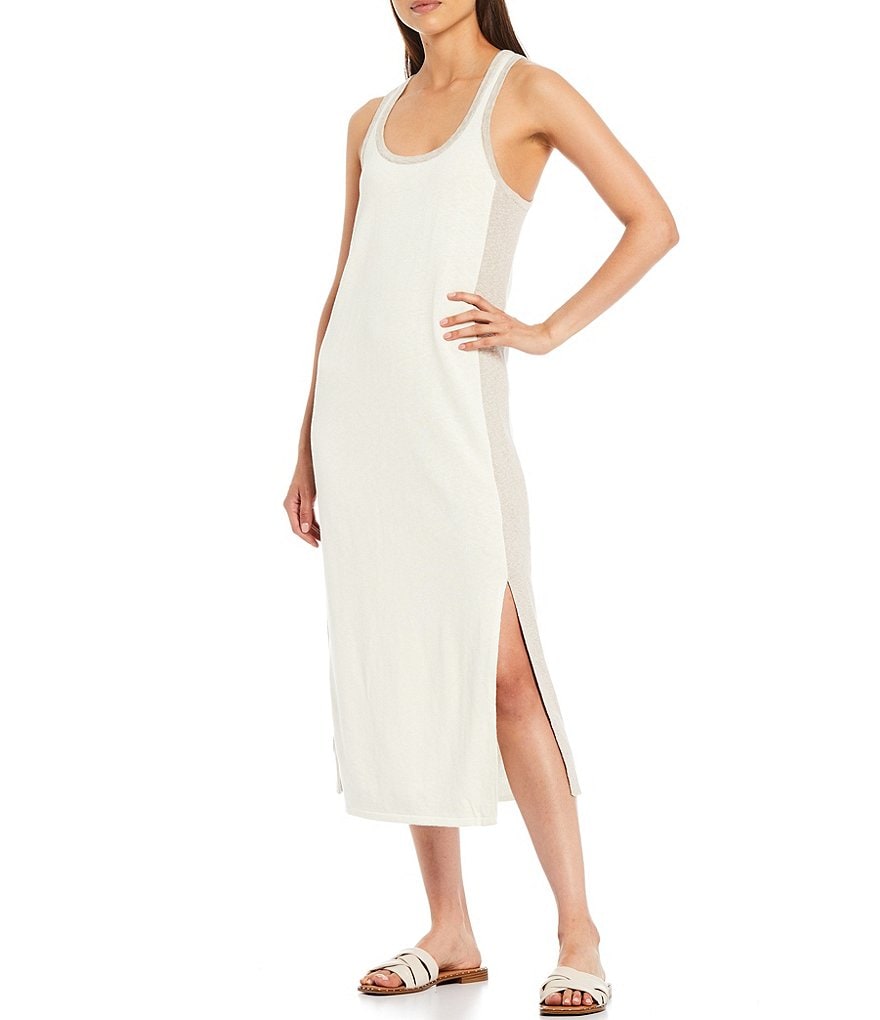 Every Knit Scoop Neck Coordinating Sleeveless Tank Knit Sheath Dress