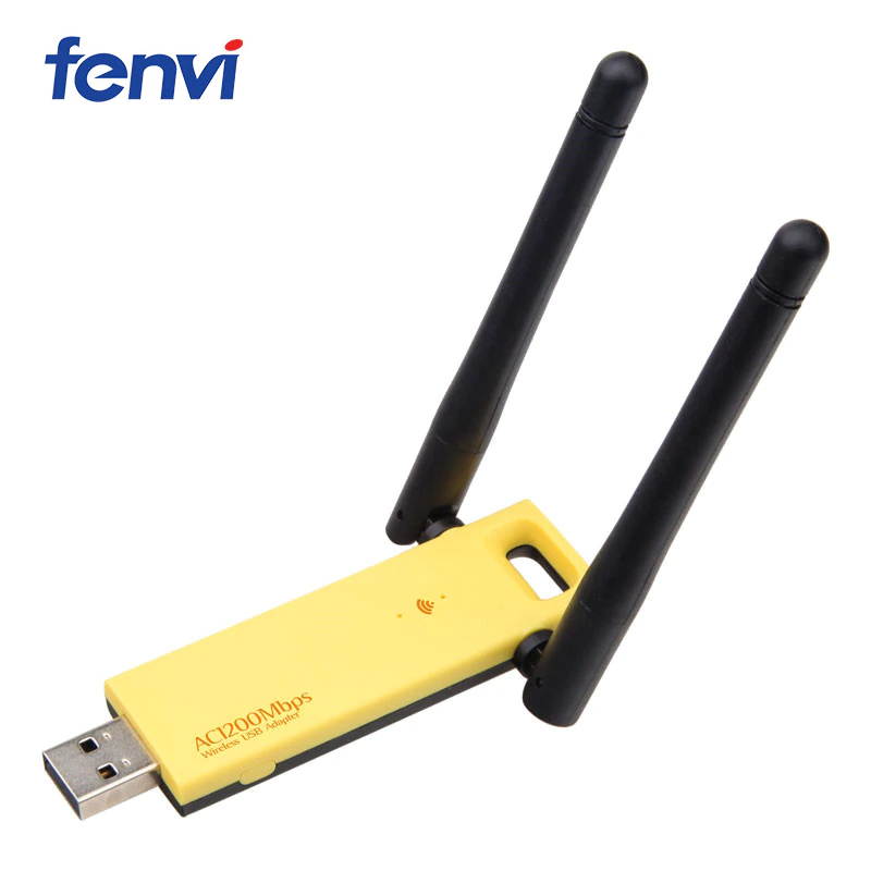 1 pcs Dual Band 1200Mbps Wireless USB 3.0 Realtek RTL8812BU Wifi Adapter 2.4G/5Ghz Network Card Dongle With Antennas for Desktop PC