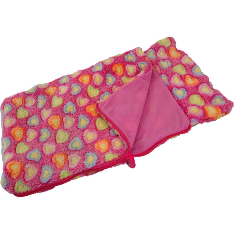 The Queen's Treasures 18 Inch Doll Bedding Accessory, Pink Super Soft Sleepover Party Sleeping Bag