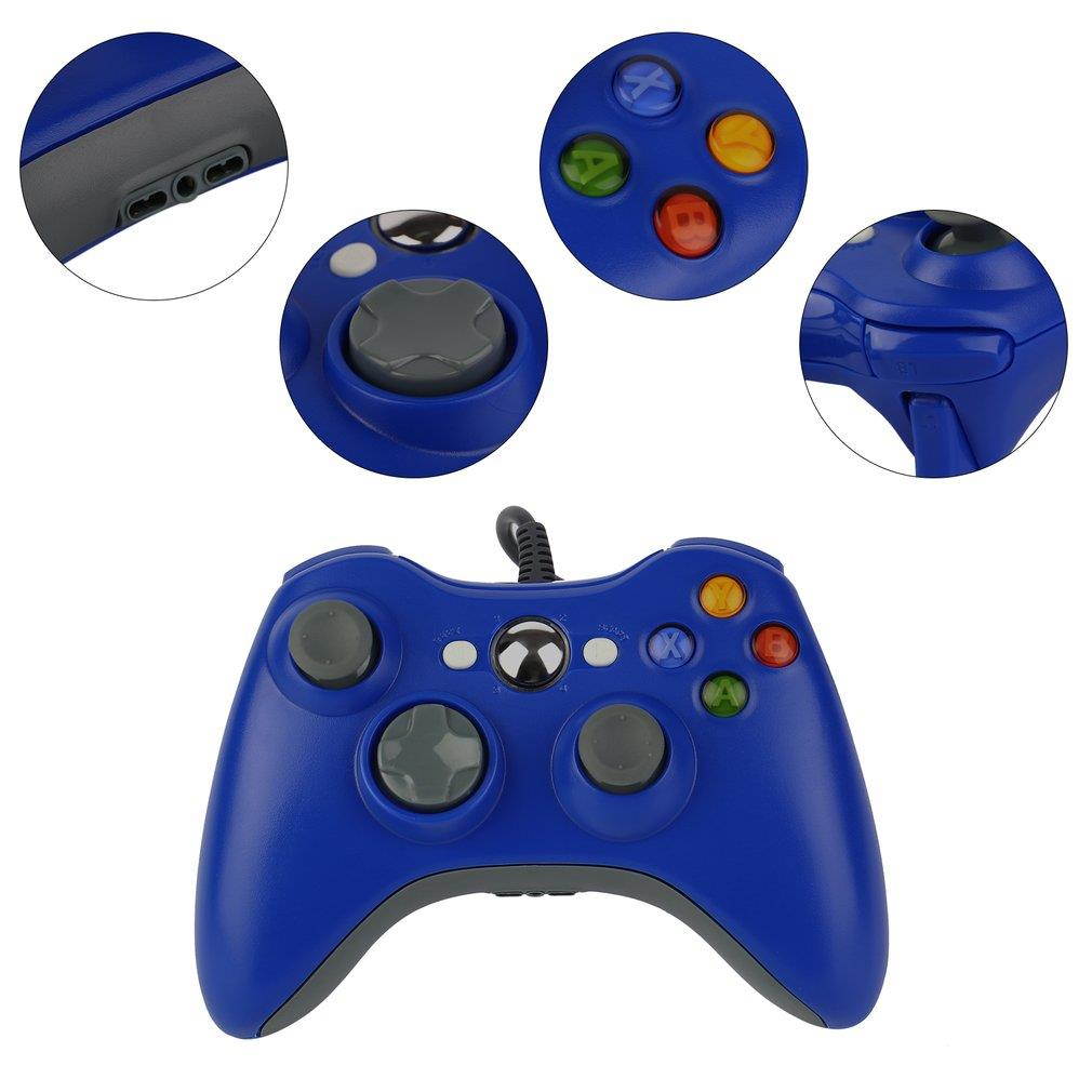 Improved Ergonomic Design USB Wired Joypad Gamepad Controller For Xbox 360