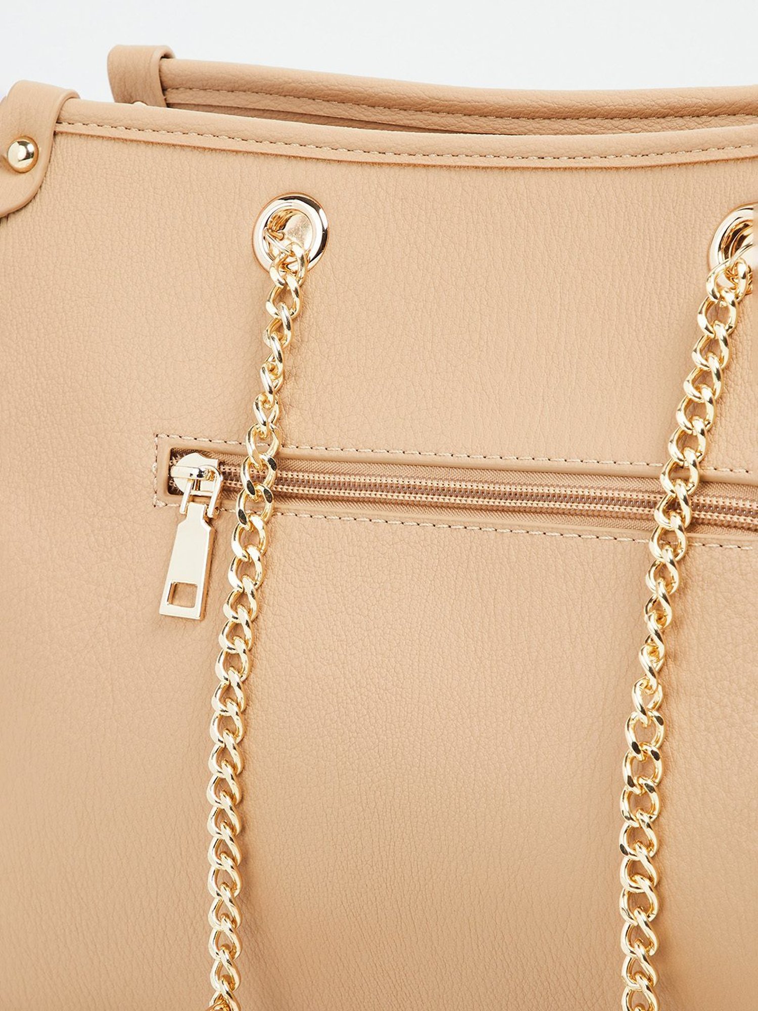 Code by Lifestyle Beige Shoulder Bag