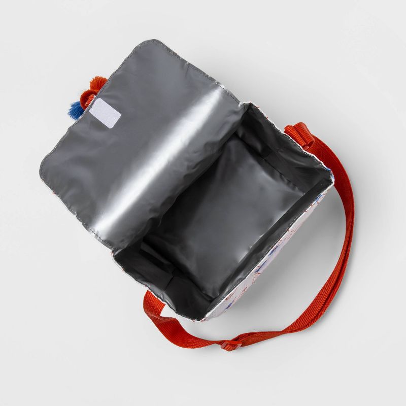 Fold Over Lunch Blue Line Floral - Opalhouse™