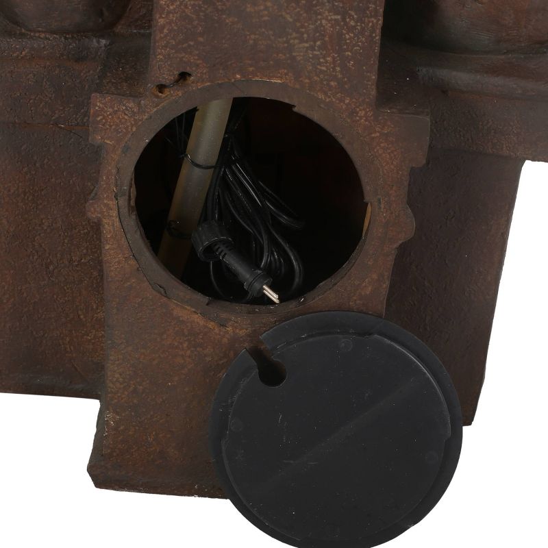 37.25" Los Sapos Faux Stone Fountain - Christopher Knight Home