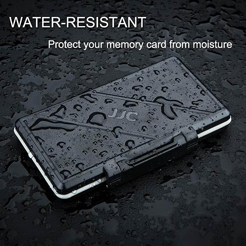 Slots Memory Card Case Holder for 16 Micro SD Cards 8 SD Cards Includes a 3 in 1 Type C USB 30 Micro USB 20 Memory Card Reader WaterResistant AntiShock