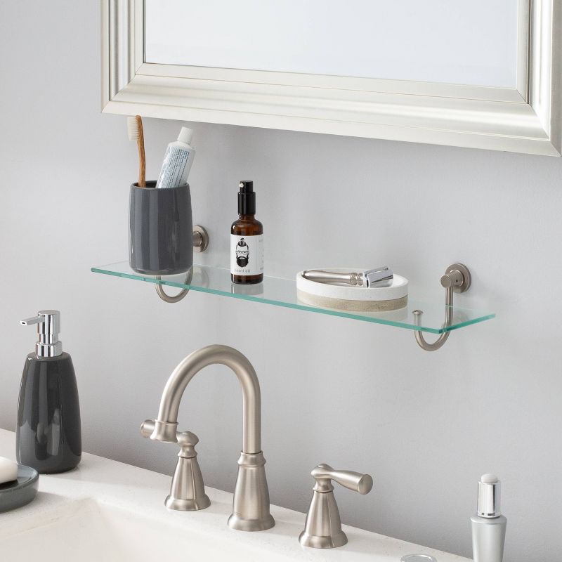 Glass Shelf Nickel - Neu Home