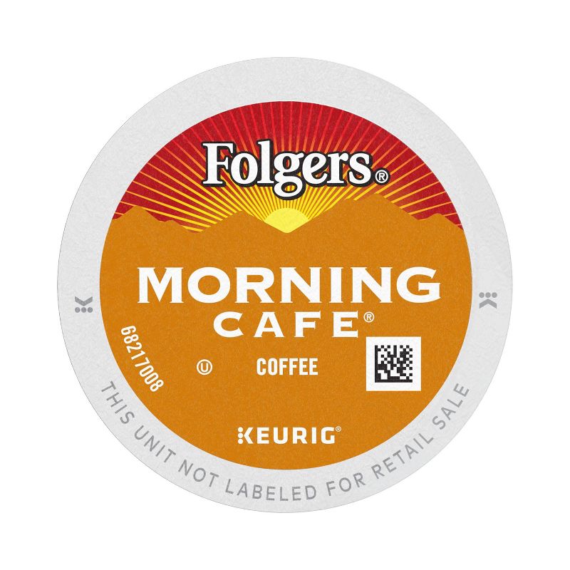 Folgers Morning Cafe Dark Roast Coffee - Keurig  K-Cup Pods - 24ct