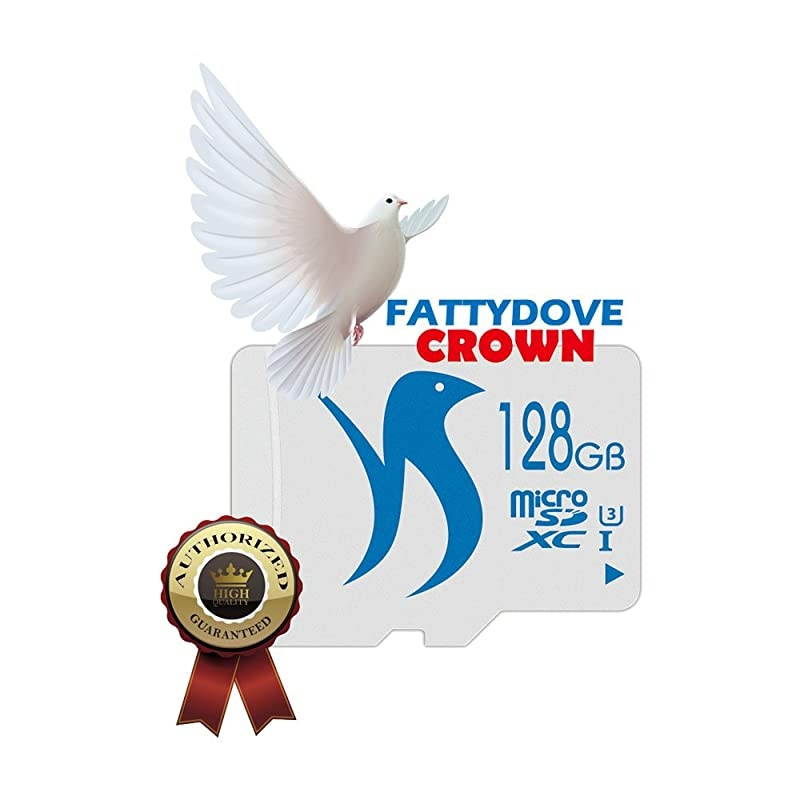 128GB Micro SD Card Class 10 MicroSD MLC Flash Memory Card High Speed UP to 80MB/s Read for Drone/Dash cam/GoPro Hero 7&5/DJI Spark(128GB U3)