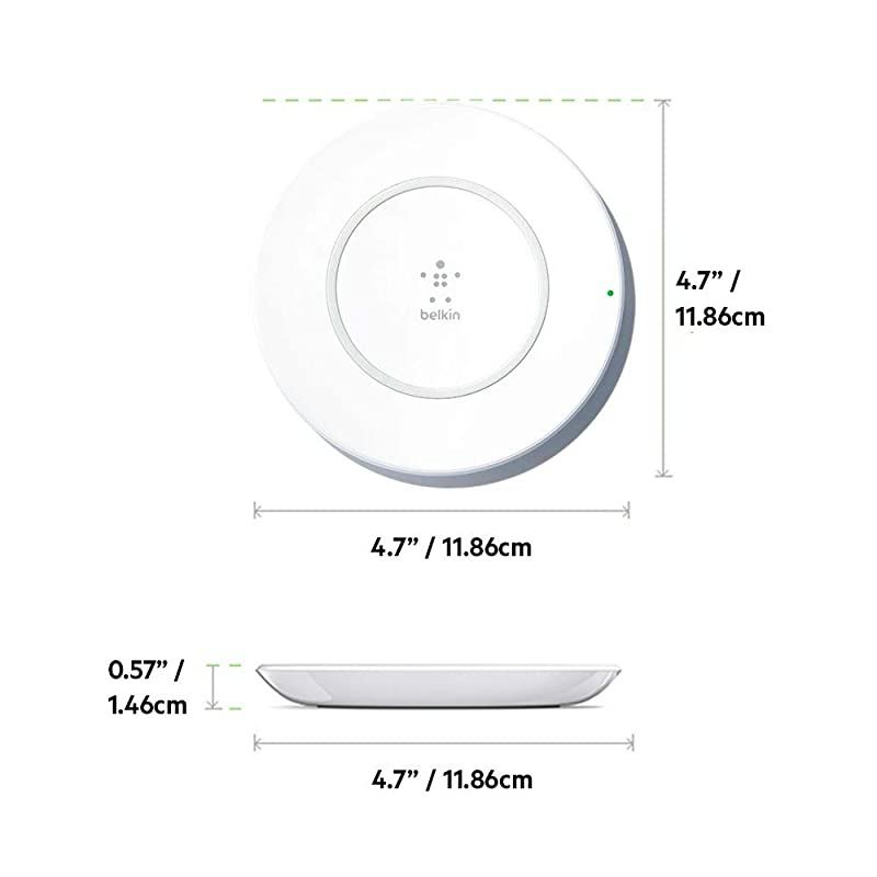 Wireless Charging Pad 7.5W - Includes AC Adapter, Compatible with iPhone, Galaxy, Airpods 2, and Other Qi Enabled Devices