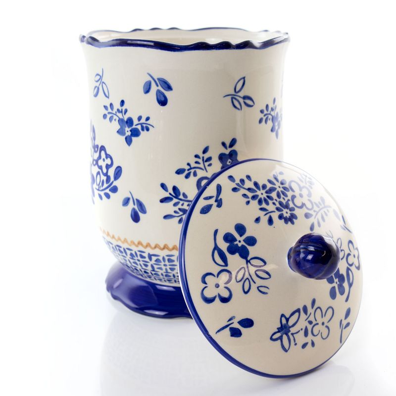 Meritage Botany Ceramic Cookie Jar with Lid