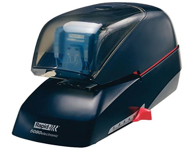 Esselte Pendaflex Corporation ESS90147 Electric Stapler- Flat Clinch- 5000 Staple Capacity- Black