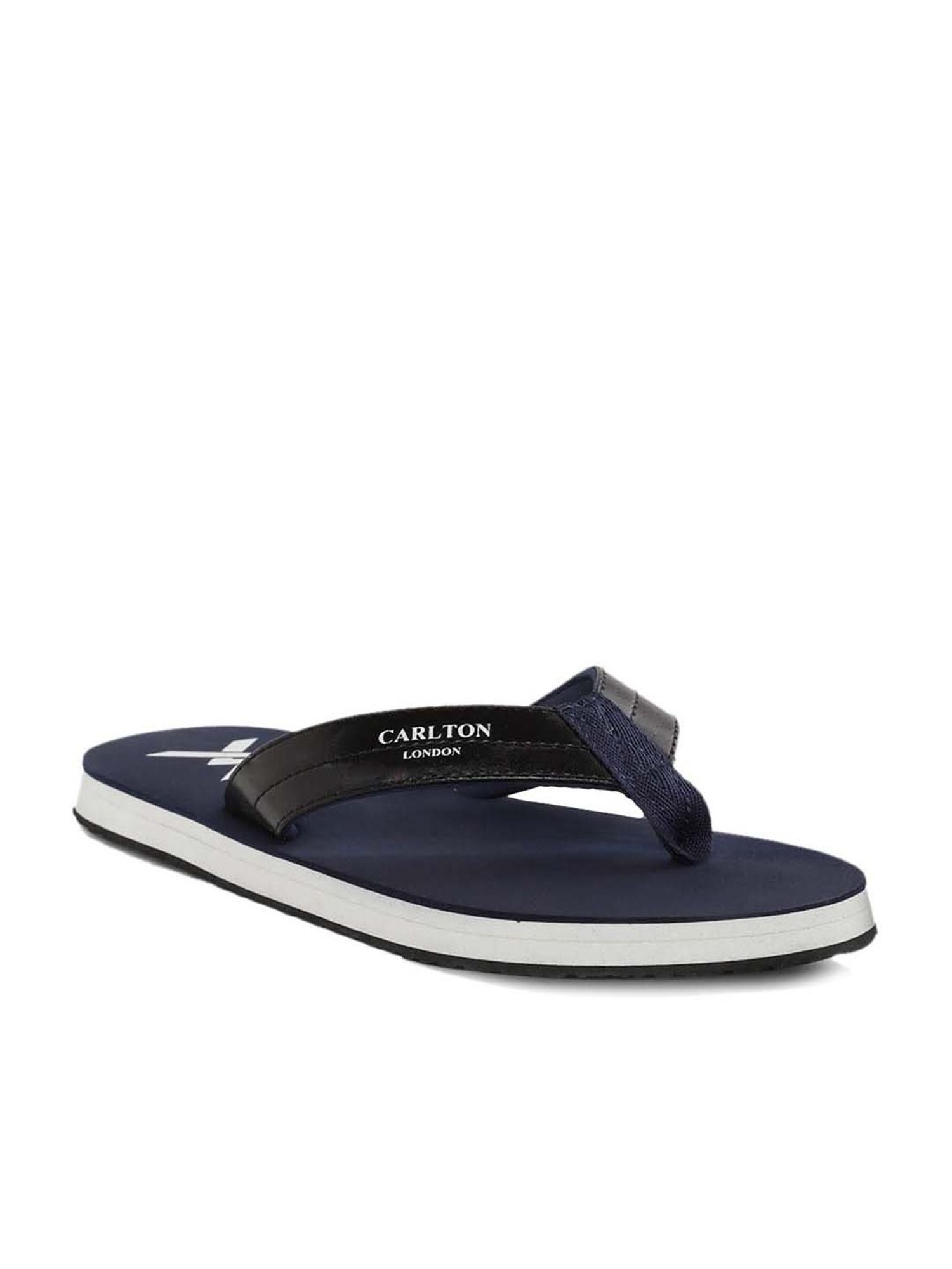 Carlton London Men's Navy Flip Flops