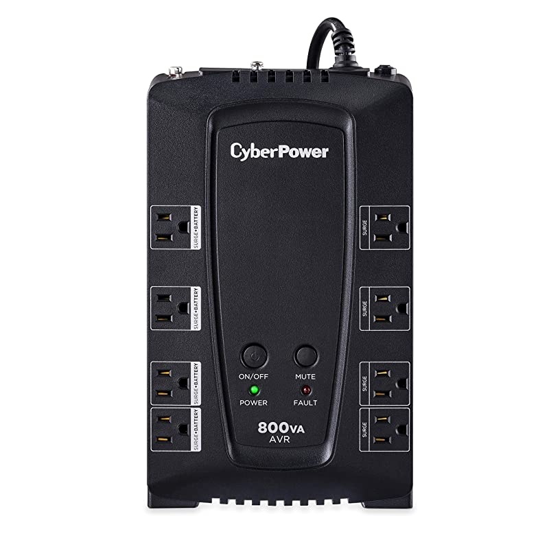 CP800AVR AVR UPS System 800VA450W 8 Outlets Compact