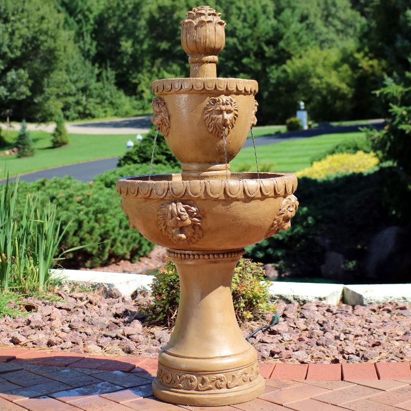 Ceramic Cascading Vines Garden Fountain - Acorn Hollow