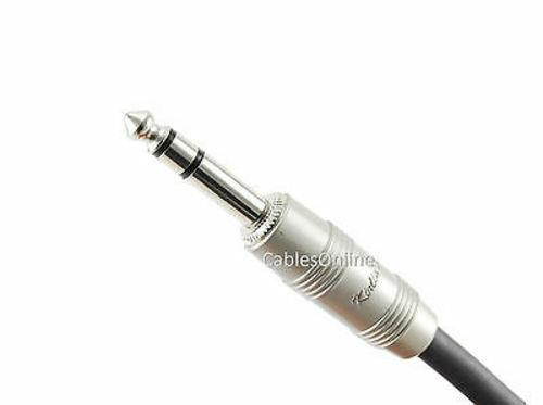 6ft Kirlin TRS 1/4" Male to Male 20AWG Noise Free Audio Cable