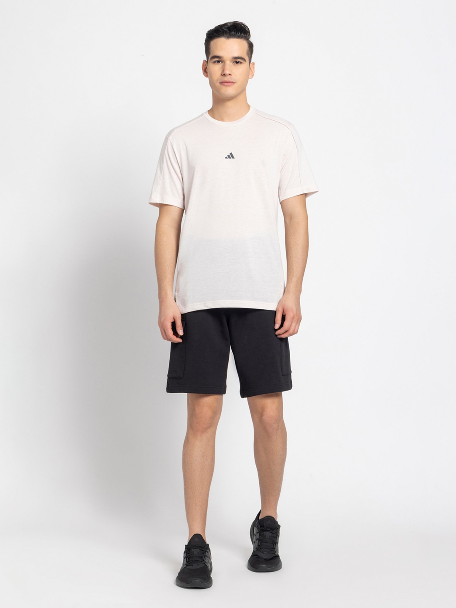 adidas Light Pink Slim Fit Yoga Training T-Shirts