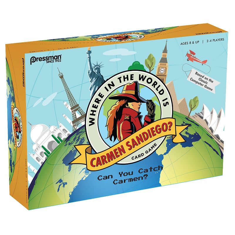 Pressman Where in the World is Carmen Sandiego? Game
