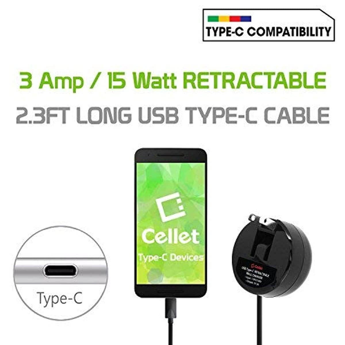 Cellet Retractable 2 1/2 Ft. Long Mini USB Data Cable for GoPro Hero 1/2/3, GPS Systems, Mini USB Compatible Digital Cameras and Cellphones