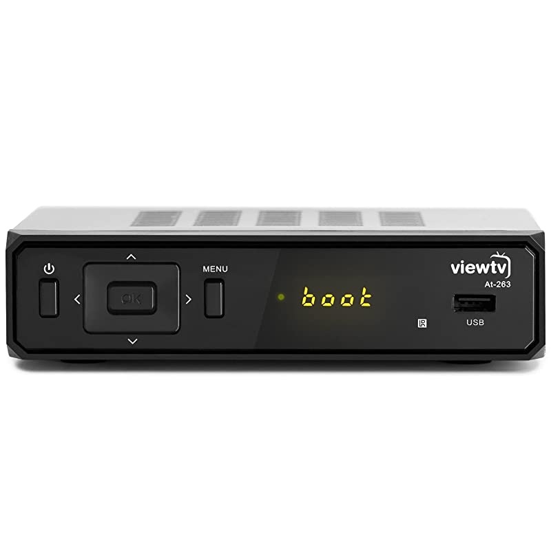 AT263 ATSC Digital TV Converter Box and HDMI Cable w Recording PVR Function HDMI Out Coaxial Out Composite Out USB Input