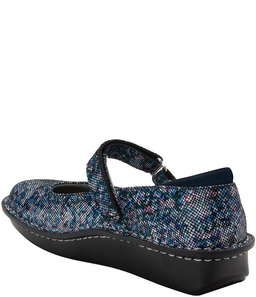 Alegria Belle Printed Leather Mary Janes
