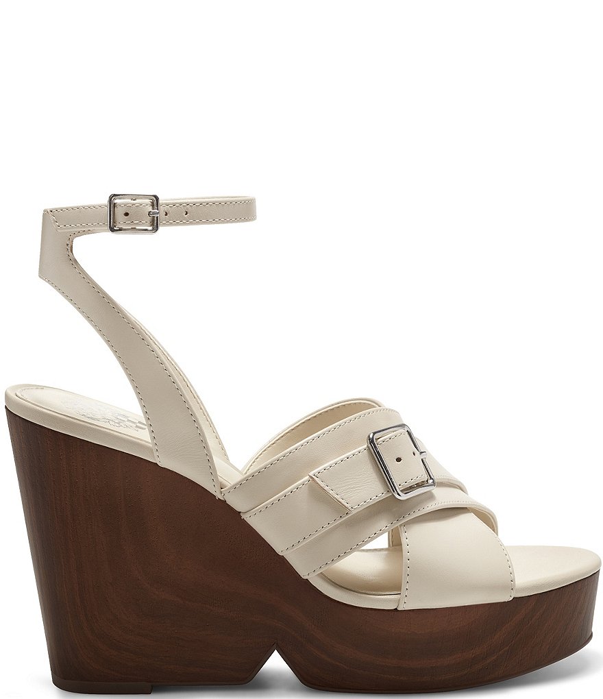Vince Camuto Calliana Leather Wedge Sandals