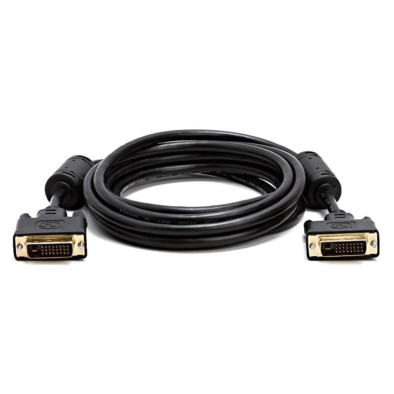DVI to DVI Cable Dual Link Gold Plated DVI Dual Link CableDVI D Cable for Laptop Projector HDTV 10 Feet