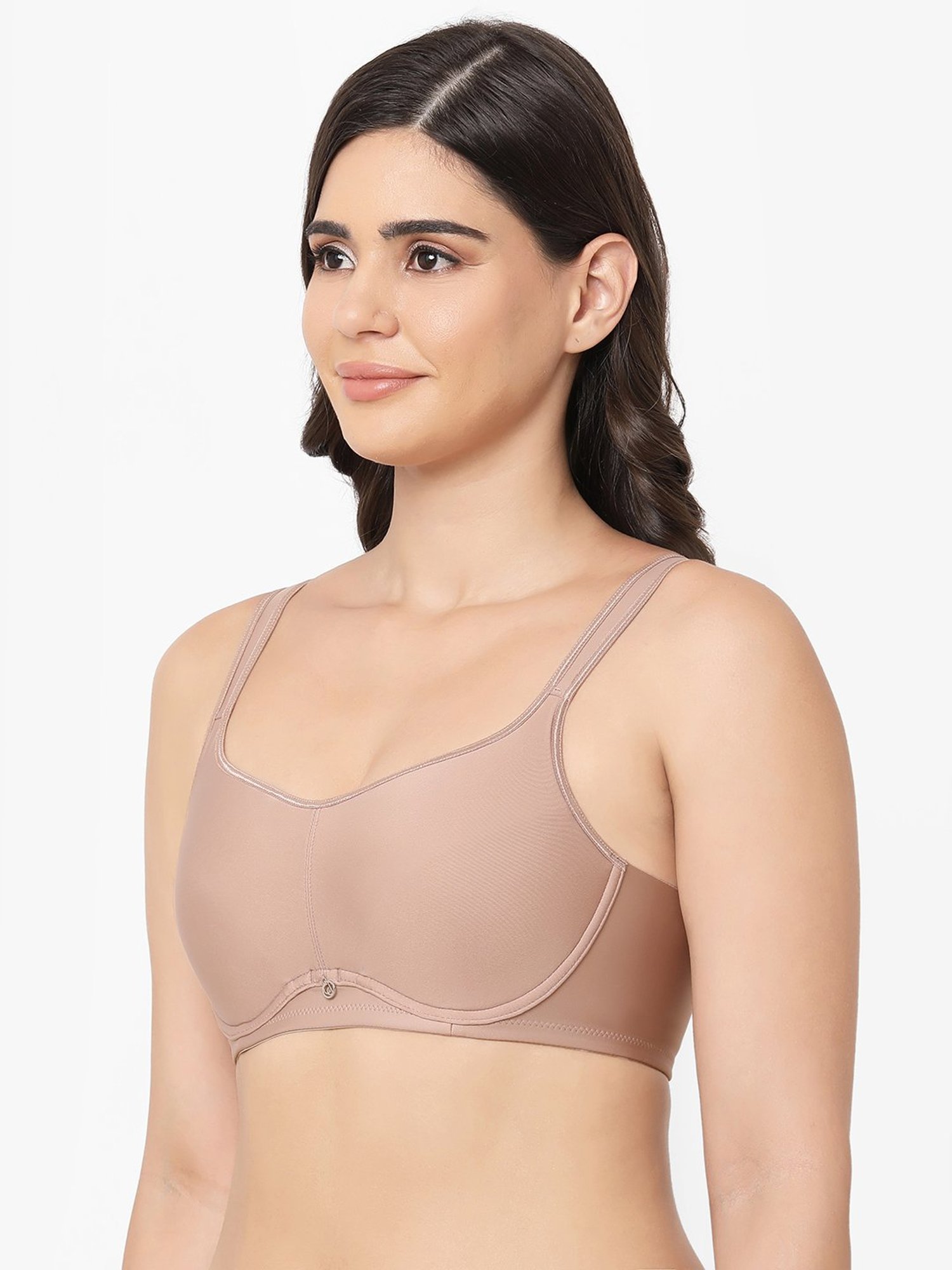 Wacoal Beige Under-Wired Minimizer Bra