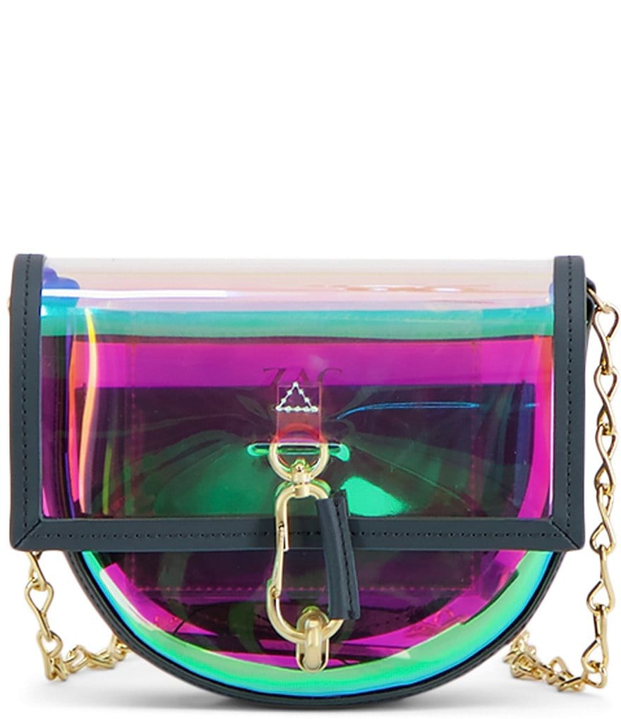 ZAC Zac Posen Belay Iridescent Saddle Crossbody Bag