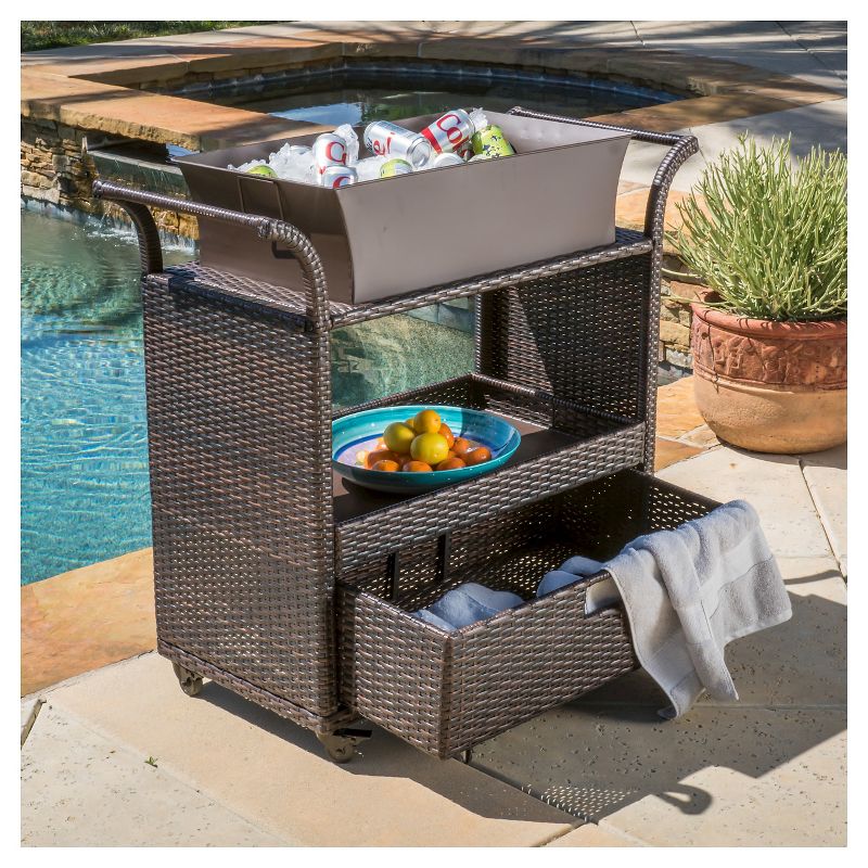 Outdoor Bar Cart - TK Classics