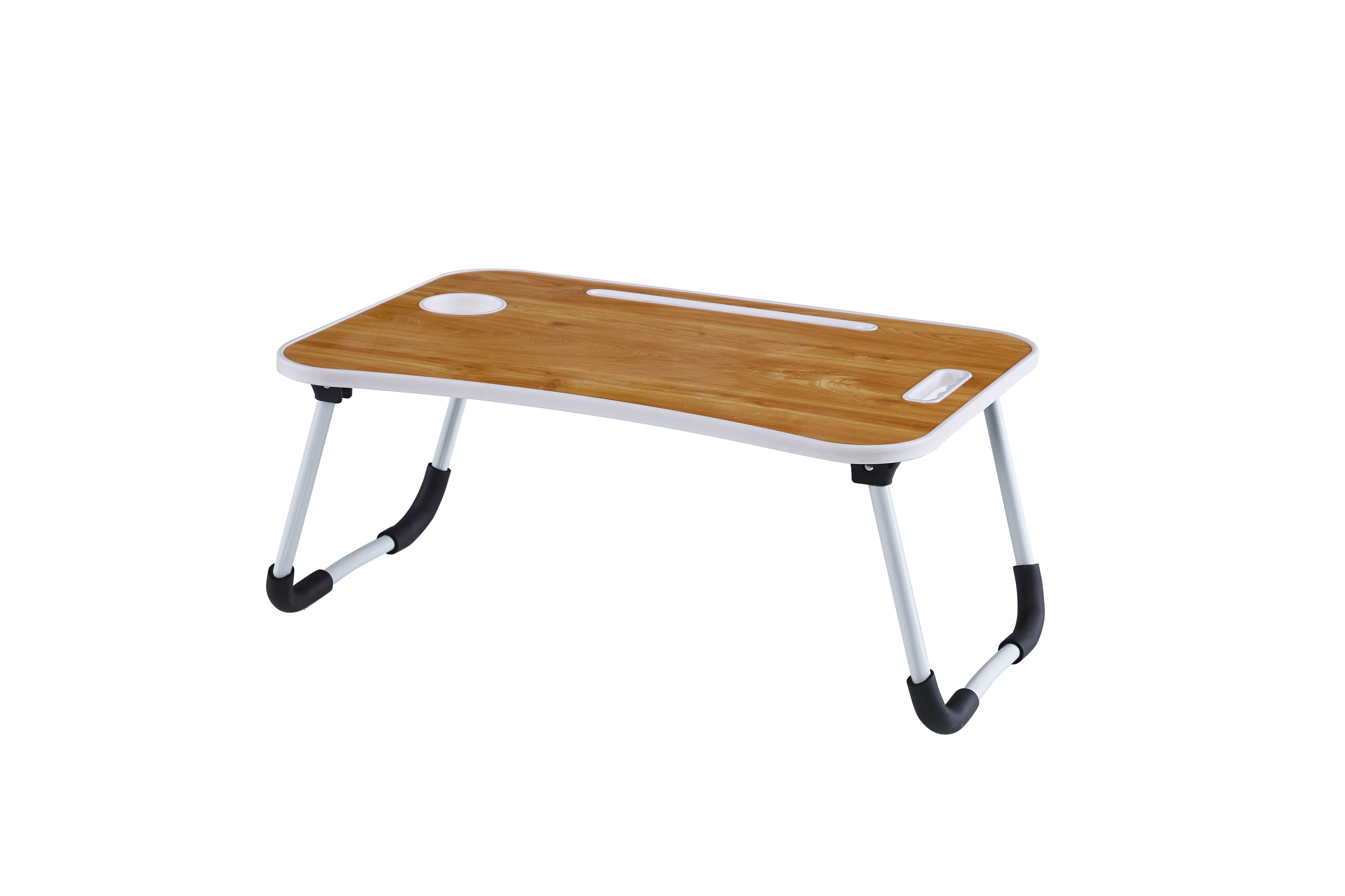 Laptop Desk,  Portable Laptop Bed Tray Table Notebook Stand Reading Holder with Foldable Legs & Cup Slot for Eating Breakfast, Reading Book, Watching Movie on Bed/Couch/Sofa