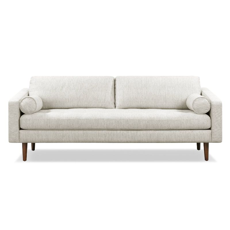 Florence Mid-Century Modern Sofa Bright Ash - Poly & Bark