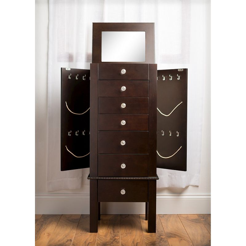 Crystal Jewelry Armoire Espresso - Hives & Honey
