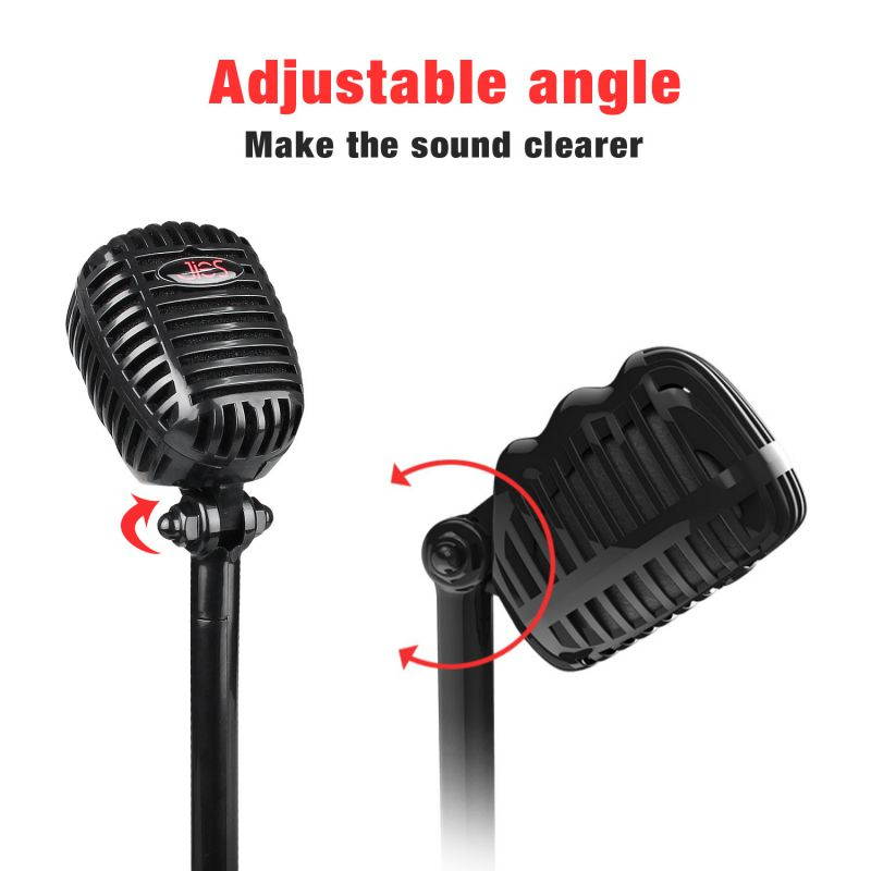 HD Studio USB Condenser Microphone Professional Noise Cancelling Recording Desktop Microphone for Network Audio Karaoke