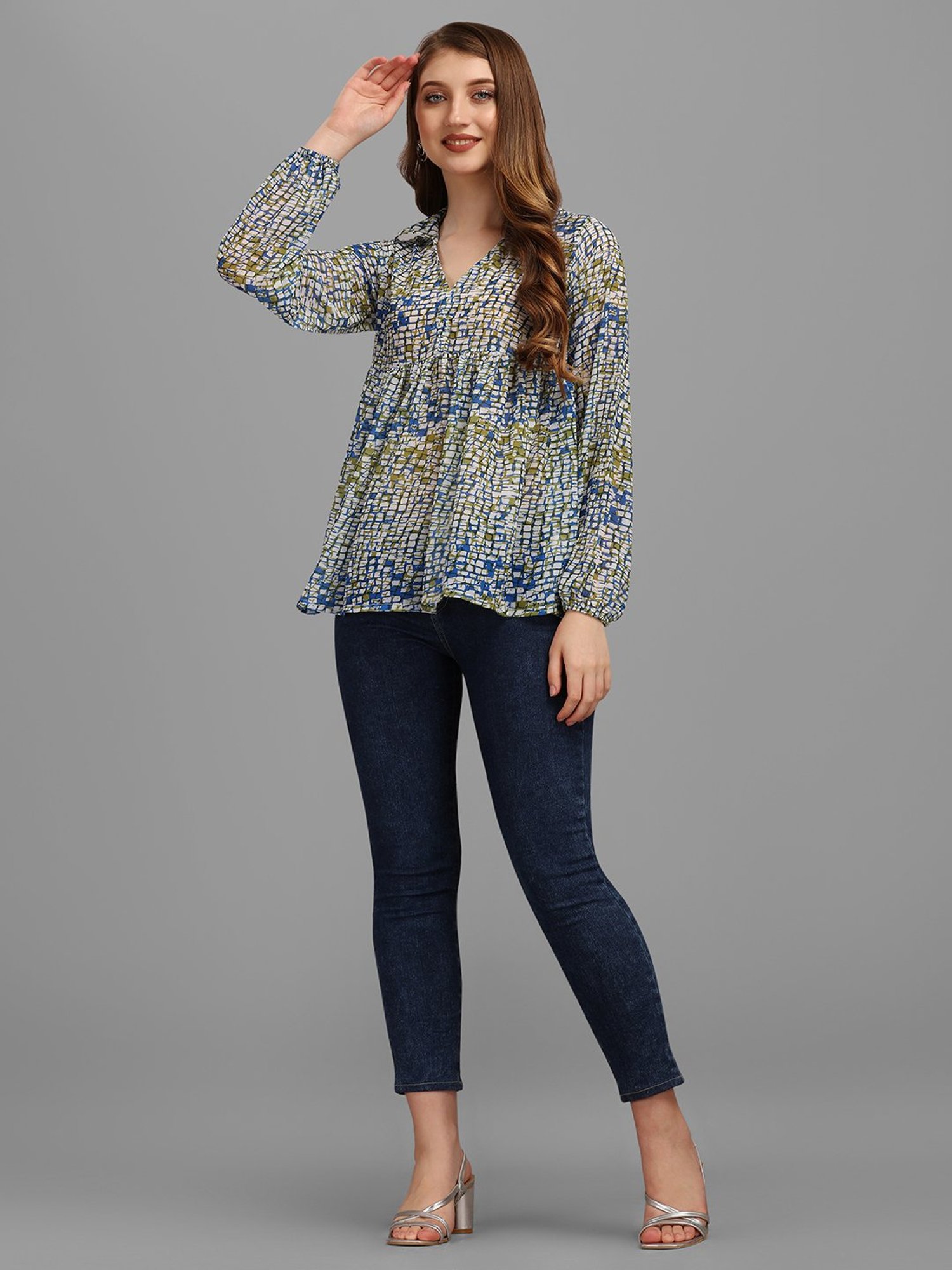 MASAKALI.CO Multicolor Printed Top