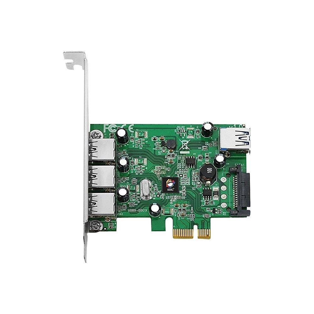 SIIG JU-P40212-S1 JU-P40412-S1 4-Port USB 3.0 PCIe