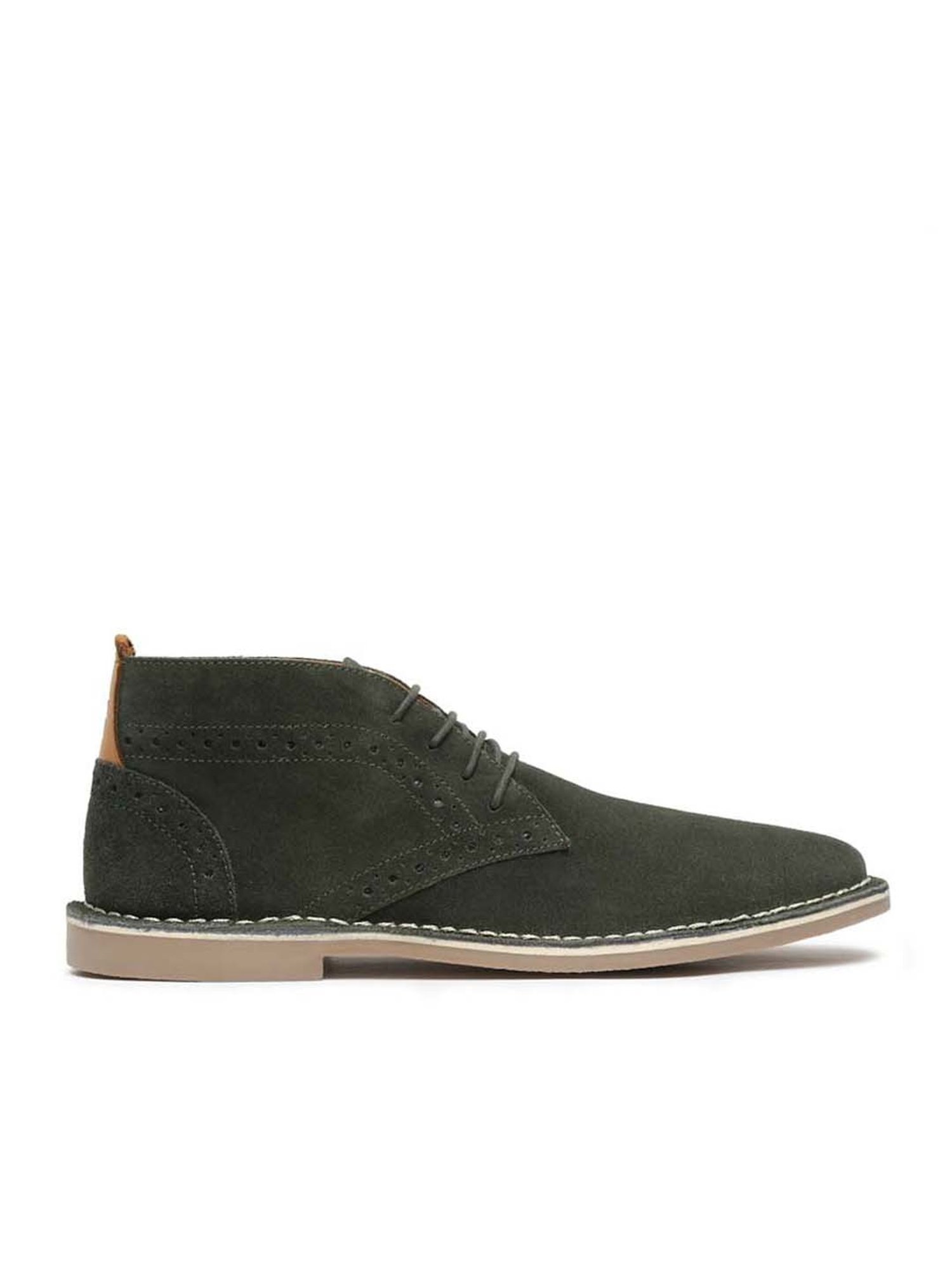 Louis Stitch Men's Seaweed Green Chukka Boots