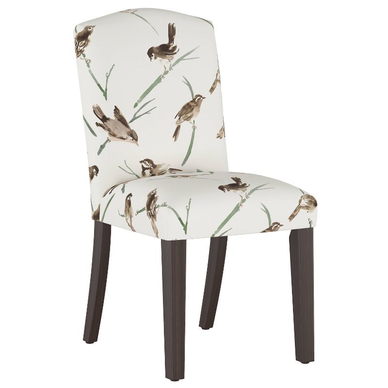 Camel Back Dining Chair Audobon Cream Green - Skyline Furniture