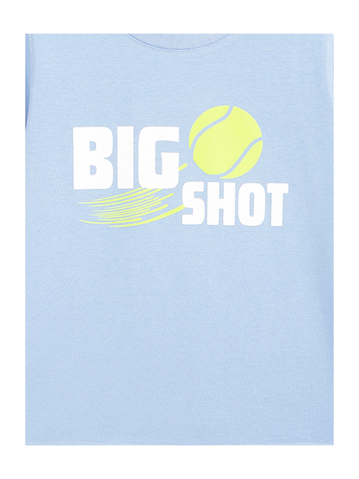 Campana Kids Blue Printed T-Shirt