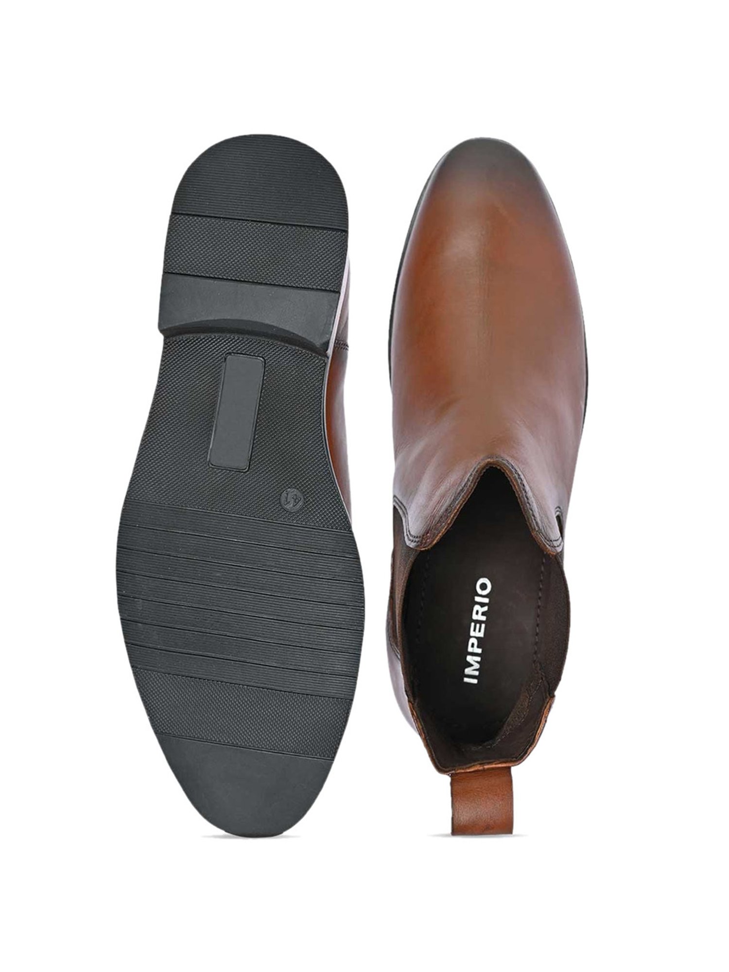 Imperio by Regal Men's Tan Chelsea Boots