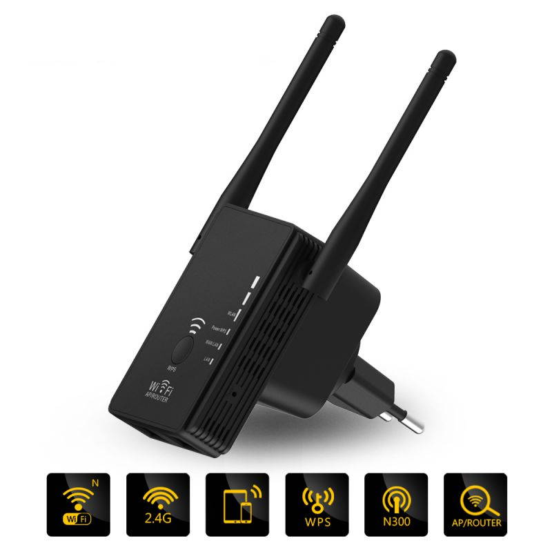 WN578R2 High Power Wireless Router wifi Repeater 300mbps Wifi Range Extender Amplifier 5dbi Dual LAN Port Signal Booster