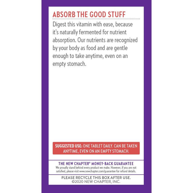 New Chapter Immune Defense Vitamin C + Elderberry Tablet - 30ct