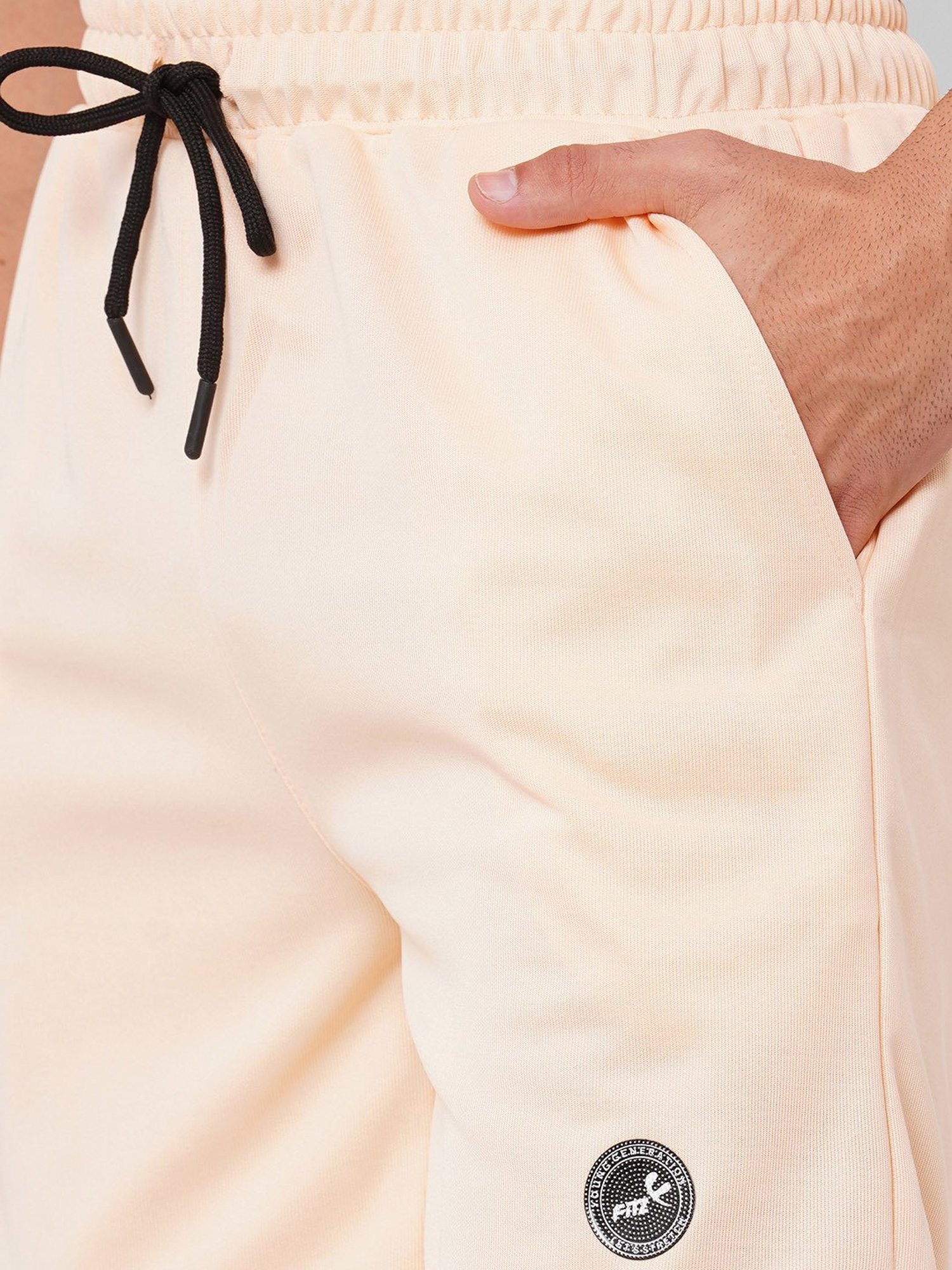 Fitz Peach Regular Fit Shorts