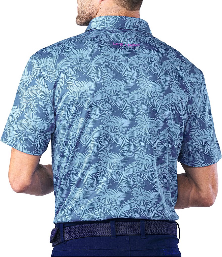 BLACK CLOVER Lucky Fit Short-Sleeve Jungle Dri-Balance&trade; Polo