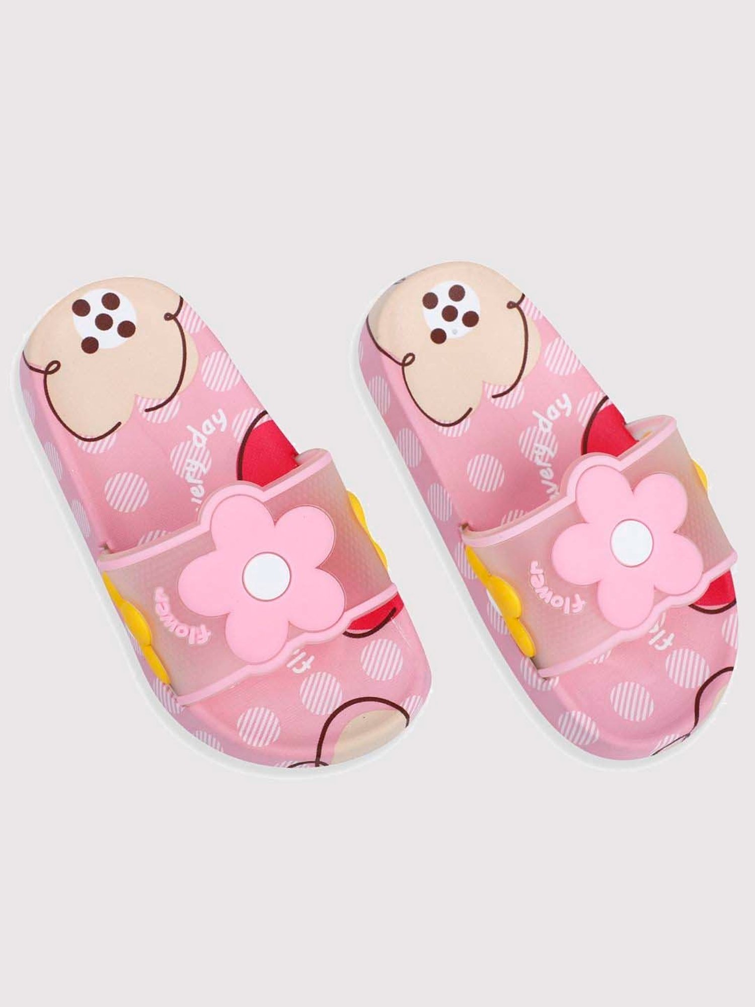 Baby Moo Girls Pink Casual Slip on