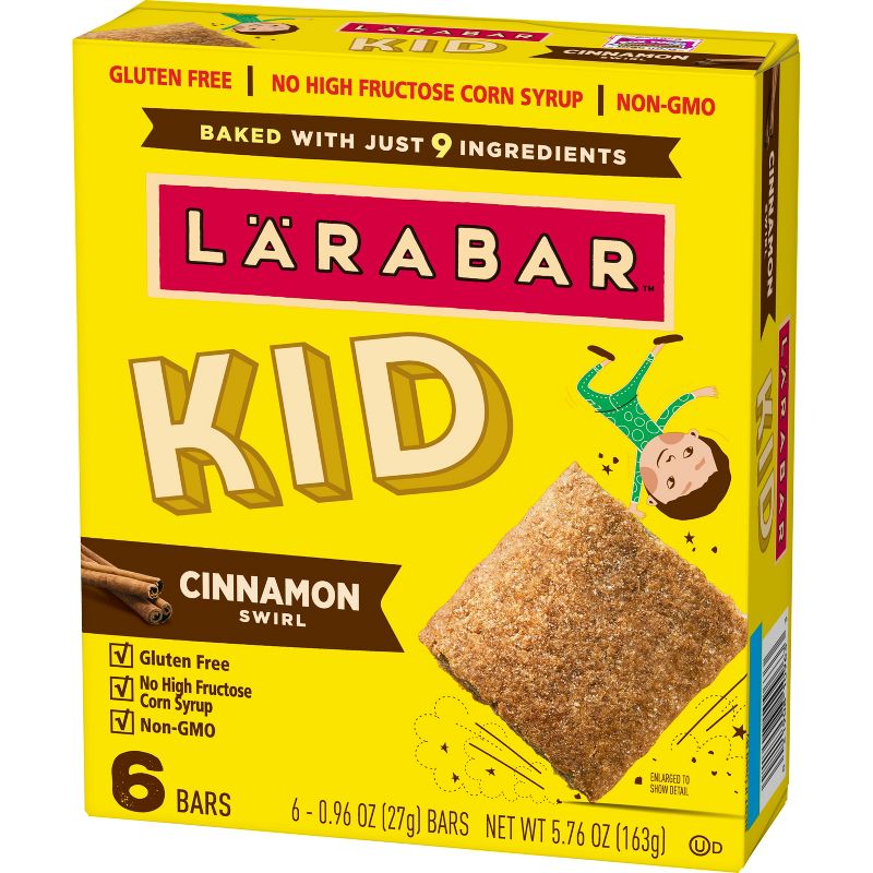 Larabar KID Cinnamon Swirl Protein Bars - 6ct